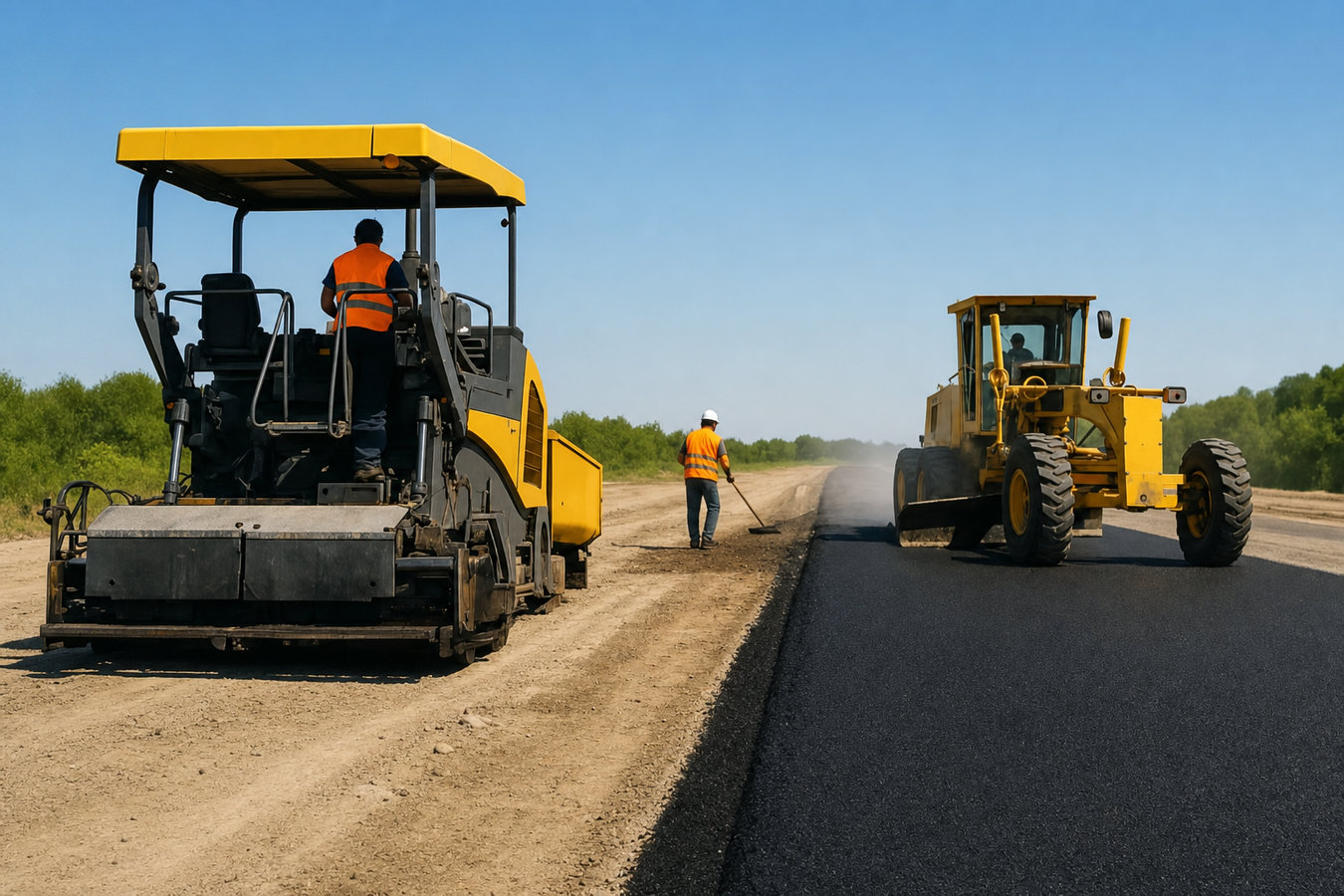 Asphalt paving